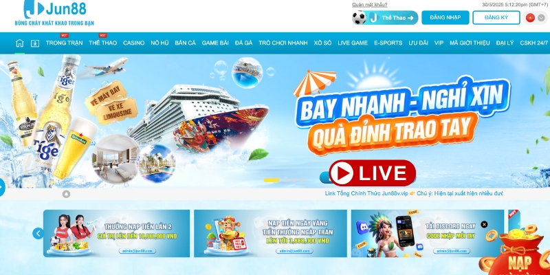 Giới thiệu tổng quan về nhà cái Jun88