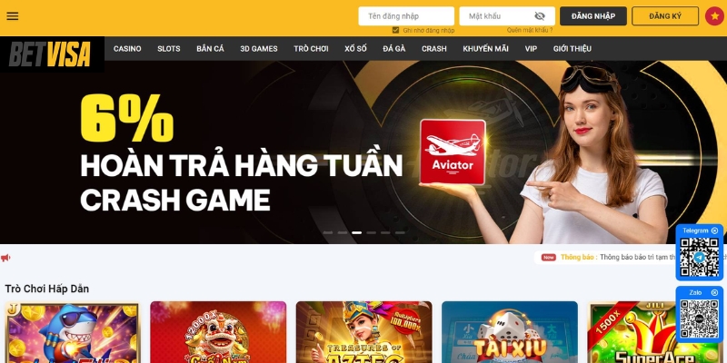 Giới thiệu tổng quan về nhà cái Betvisa